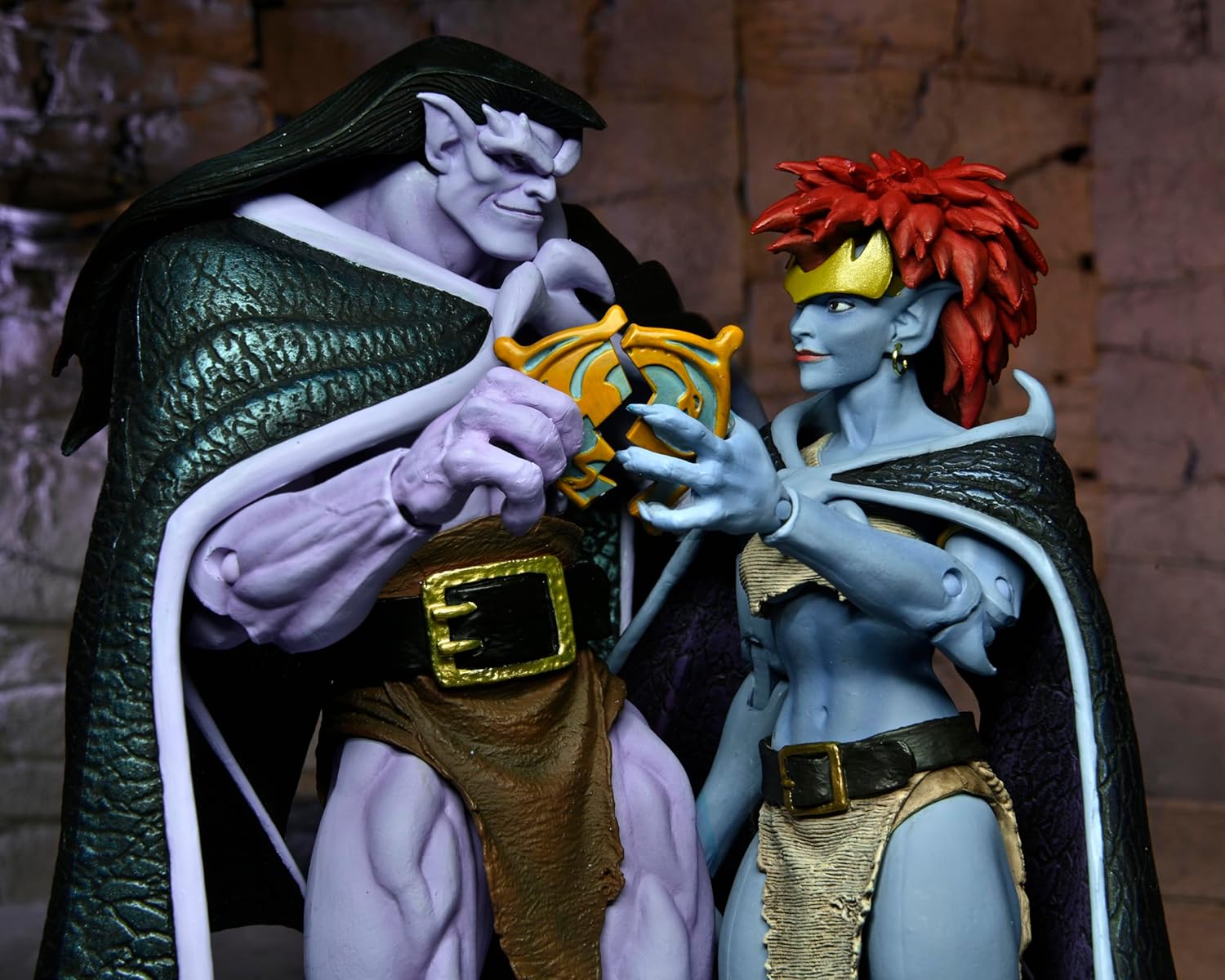 NECA Gargoyles Ultimate Bronx 7" Figure & Vows Goliath Demona 2-Pack Combo New by Neca with detailed 1:12 scale figures