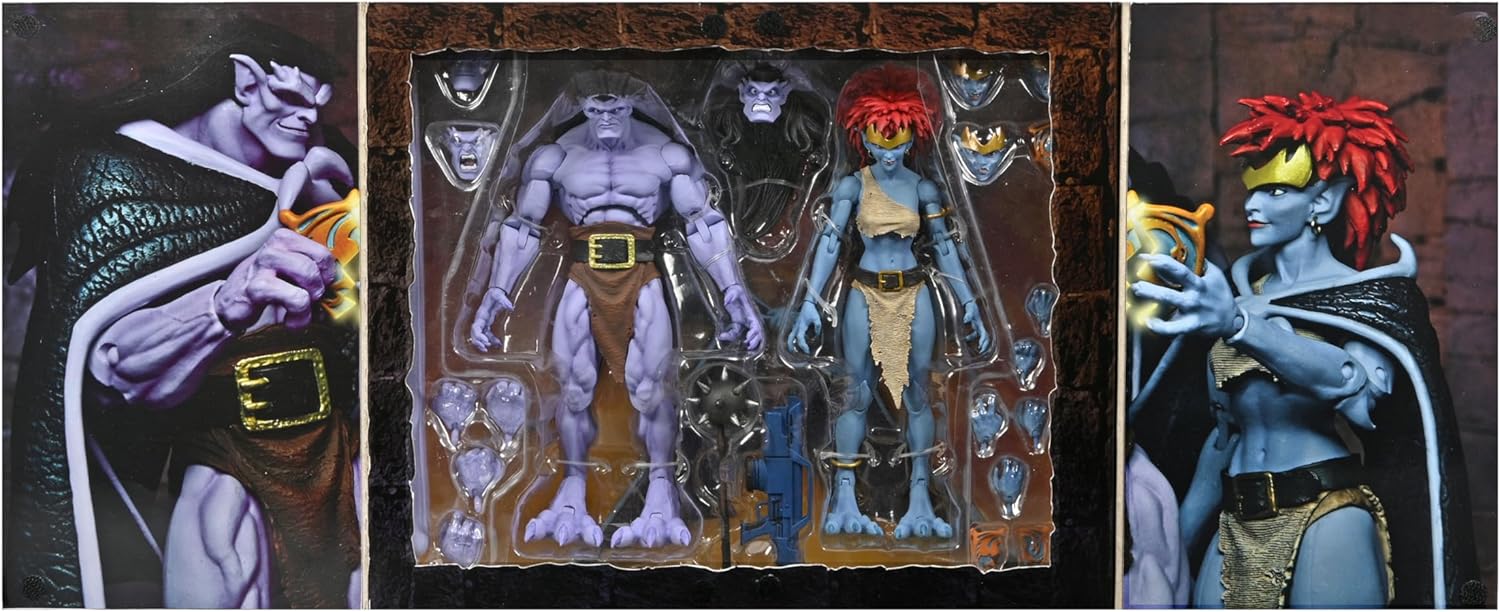 NECA Gargoyles Ultimate Bronx 7" Figure & Vows Goliath Demona 2-Pack Combo New with detailed 1:12 scale figures by Neca