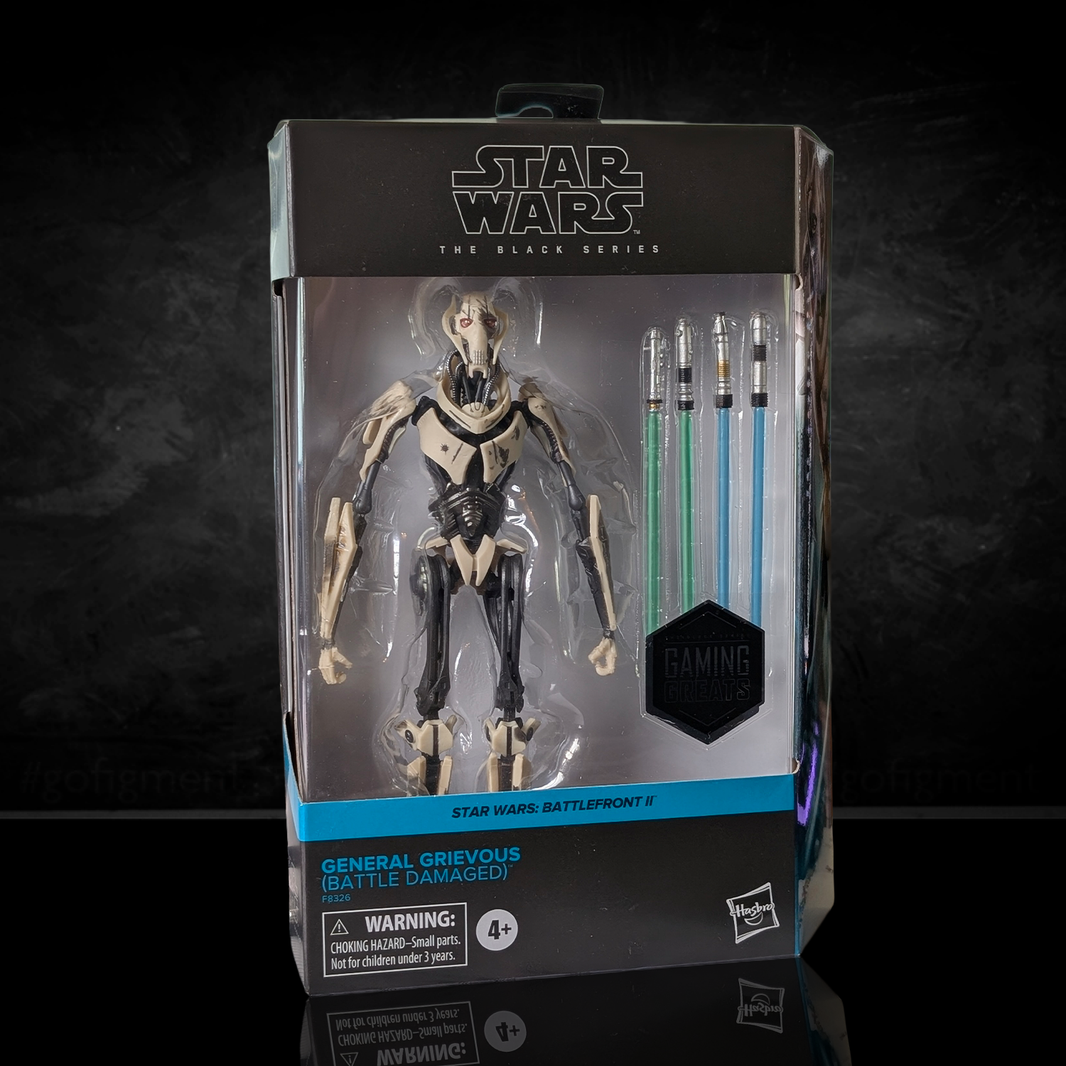 Star Wars The Black Series General Grievous Battle Damaged 6-Inch Action Figure Gaming Greats by Hasbro new in box