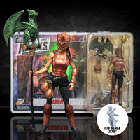 Ghariala (Dragon Harvester) -Vitruvian H.A.C.K.S. 1:18 Scale Action Figure by Boss Fight Studio Llc with dragon staff and armor accessories