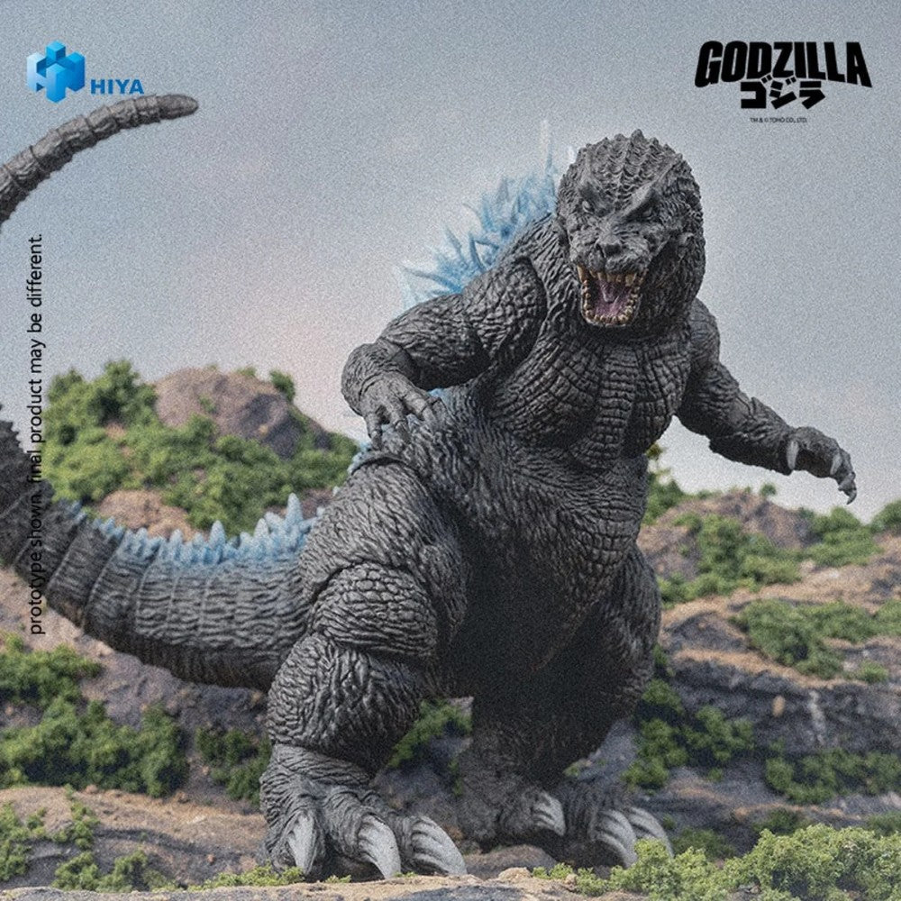 Heat Ray Godzilla 2001 Giant Monsters All-Out Attack Action Figure 7 Inch NIB by Exquisite with textured sculpt and intense roar pose