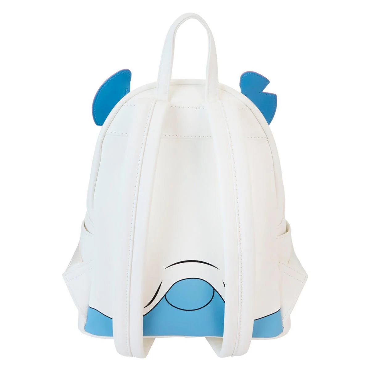 Stitch Disney Lilo & Stitch Ghost Cosplay Mini-Backpack Loungefly GLOW with blue accents and adjustable straps by Loungefly.