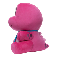 Gobbles Plush Gameoverse Official Collectible Figure by Glitch Productions new loose pink fabric toy with blue collar detail