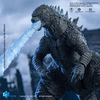 Godzilla 2014 Godzilla Heat Ray Exquisite Basic Series Action Figure 6 inch by Exquisite with blue energy beam effect