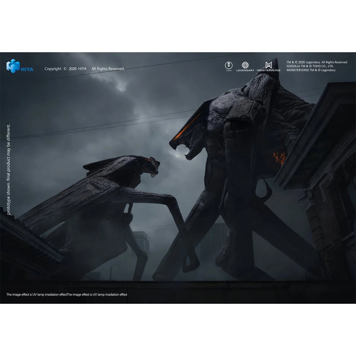 Godzilla 2014 Muto Male and Female Exquisite Basic Series 6-Inch Action Figure Set new in box by Exquisite