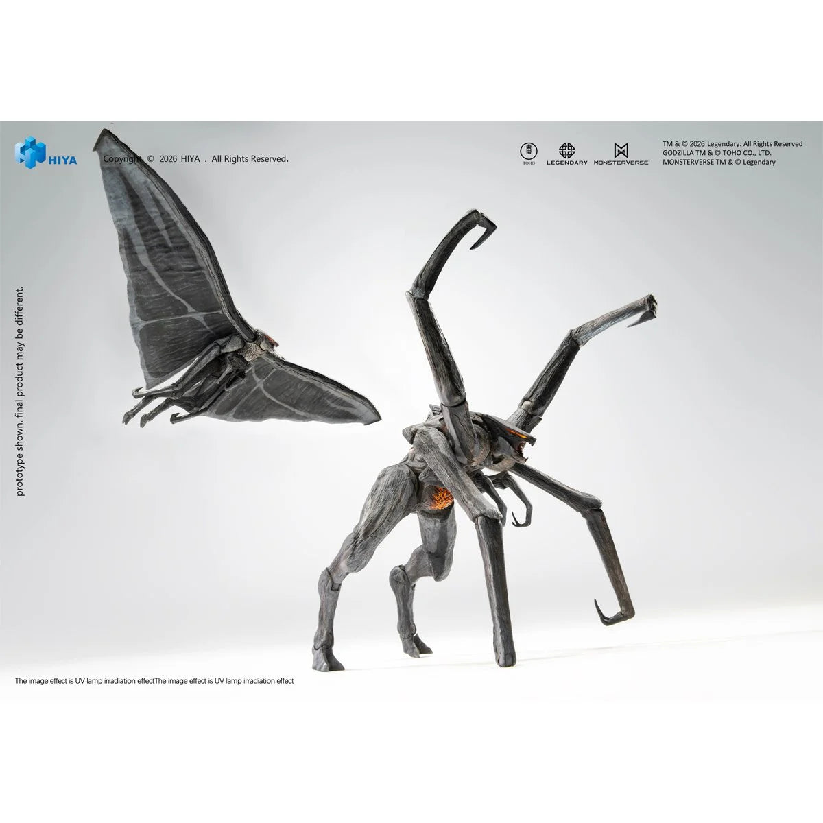 Godzilla 2014 Muto Male and Female Exquisite Basic Series 6-Inch Action Figure Set new in box by Exquisite