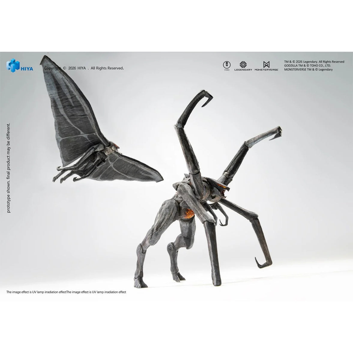 Godzilla 2014 Muto Male and Female Exquisite Basic Series 6-Inch Action Figure Set new in box by Exquisite