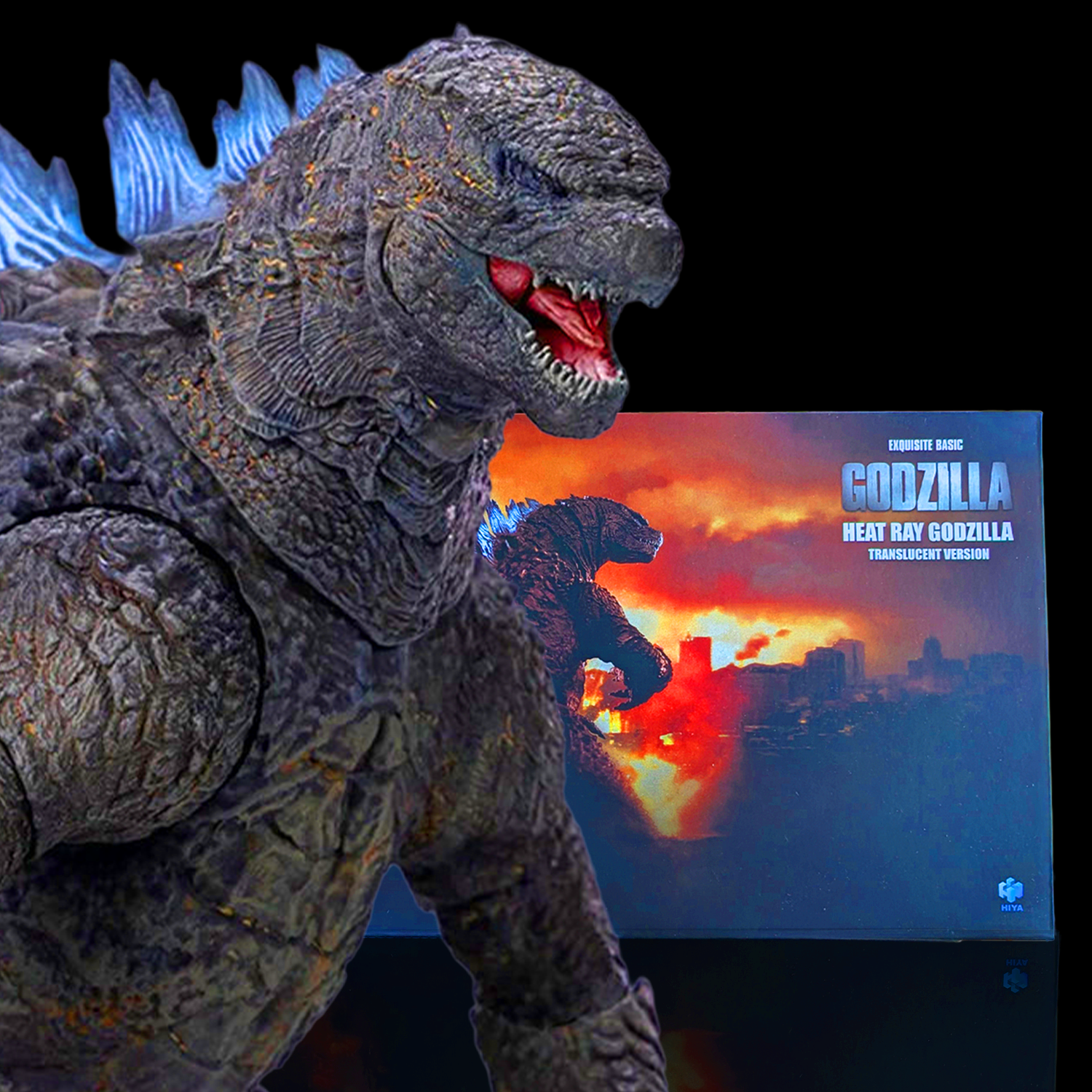 Godzilla 2014 Godzilla Heat Ray Translucent Exquisite Basic Series Action Figure 6 inch new box by Exquisite