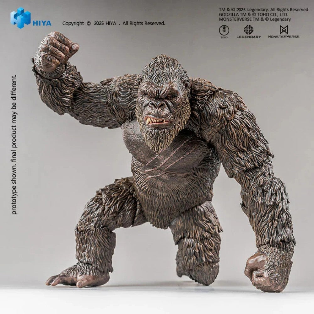 Kong 2.0 6.3" Hiya Toys Action Figure Exquisite Basic Godzilla vs Kong posed with raised fist