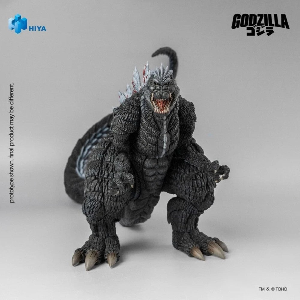 Godzilla Ultima 6.7" Hiya Toys Action Figure Exquisite Basic Singular Point, roaring with textured scales and dorsal plates