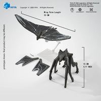 Godzilla 2014 Male & Female MUTO 6" Hiya Toys Action Figure Set with winged MUTO display, 33 cm wingspan