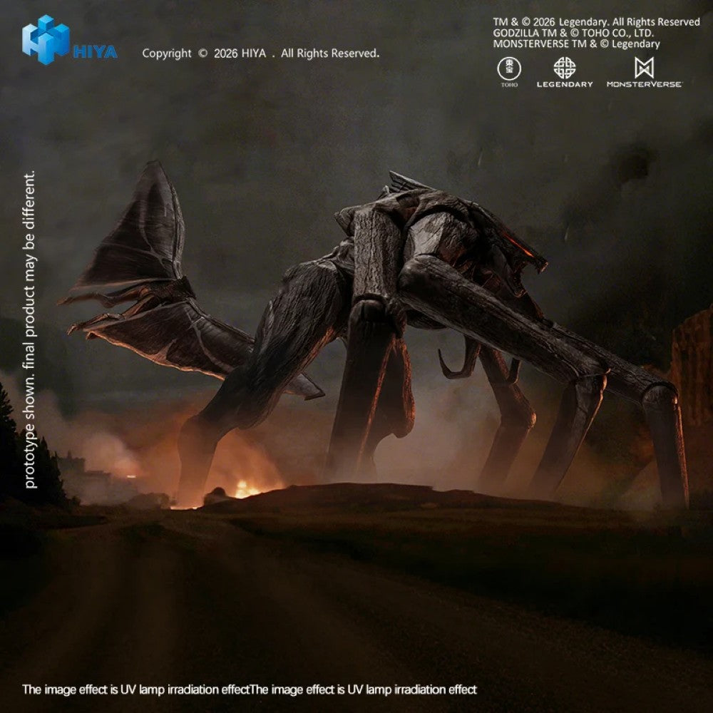 Godzilla 2014 Male & Female MUTO 6" Hiya Toys Action Figure Set with male and female MUTOs in battle pose