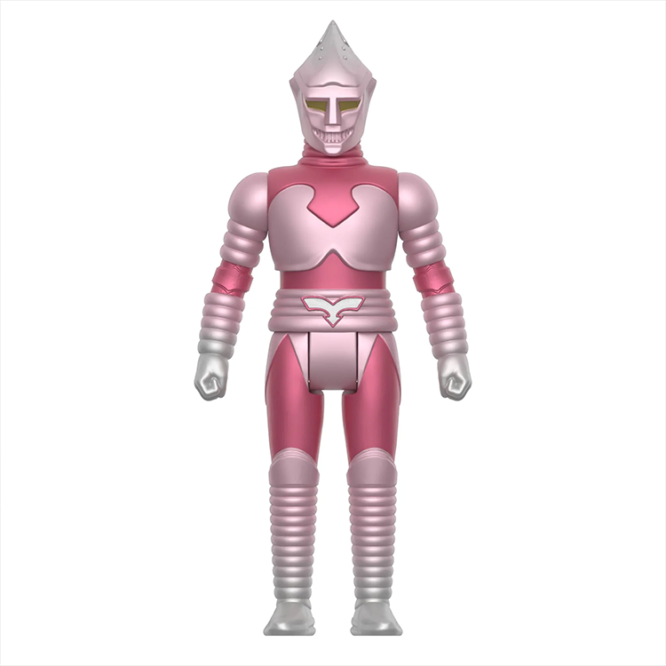 Jet Jaguar action figure in metallic pink and white cherry blossom festival design by Super7.
