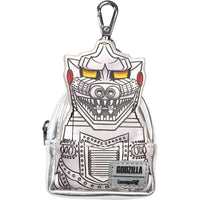 Mini-Loungefly Godzilla Entertainment Earth Exclusive Cosplay U-PICK Bag Charms featuring new metallic Mechagodzilla design by Loungefly