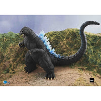 Heat Ray Godzilla 1991 Hokkaido Version Hiya Toys Exquisite Basic 7-Inch Action Figure NIB with blue dorsal fins and textured body