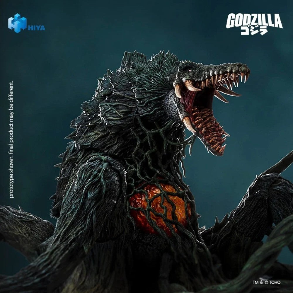 Biollante 7.9" Hiya Toys Action Figure Exquisite Basic Godzilla vs Biollante 1989 roaring monster figure close up