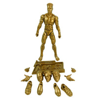 Gold Male Blank - Vitruvian H.A.C.K.S. 10th Anniversary Action Figure new in box with accessories by Boss Fight Studio Llc