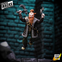 Grimgrom (Dwarf Mercenary) 1/18 Scale Collectible Vitruvian H.A.C.K.S. Action Figure by Boss Fight Studio Llc new in box
