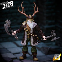 Grimgrom (Dwarf Mercenary) 1/18 Scale Collectible Vitruvian H.A.C.K.S. Action Figure by Boss Fight Studio Llc new in box