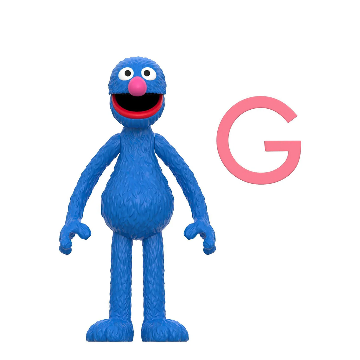 Sesame Street ReAction Figures Wave 5 - Grover 3.75" Collectible Action Figure by Super7 new in box