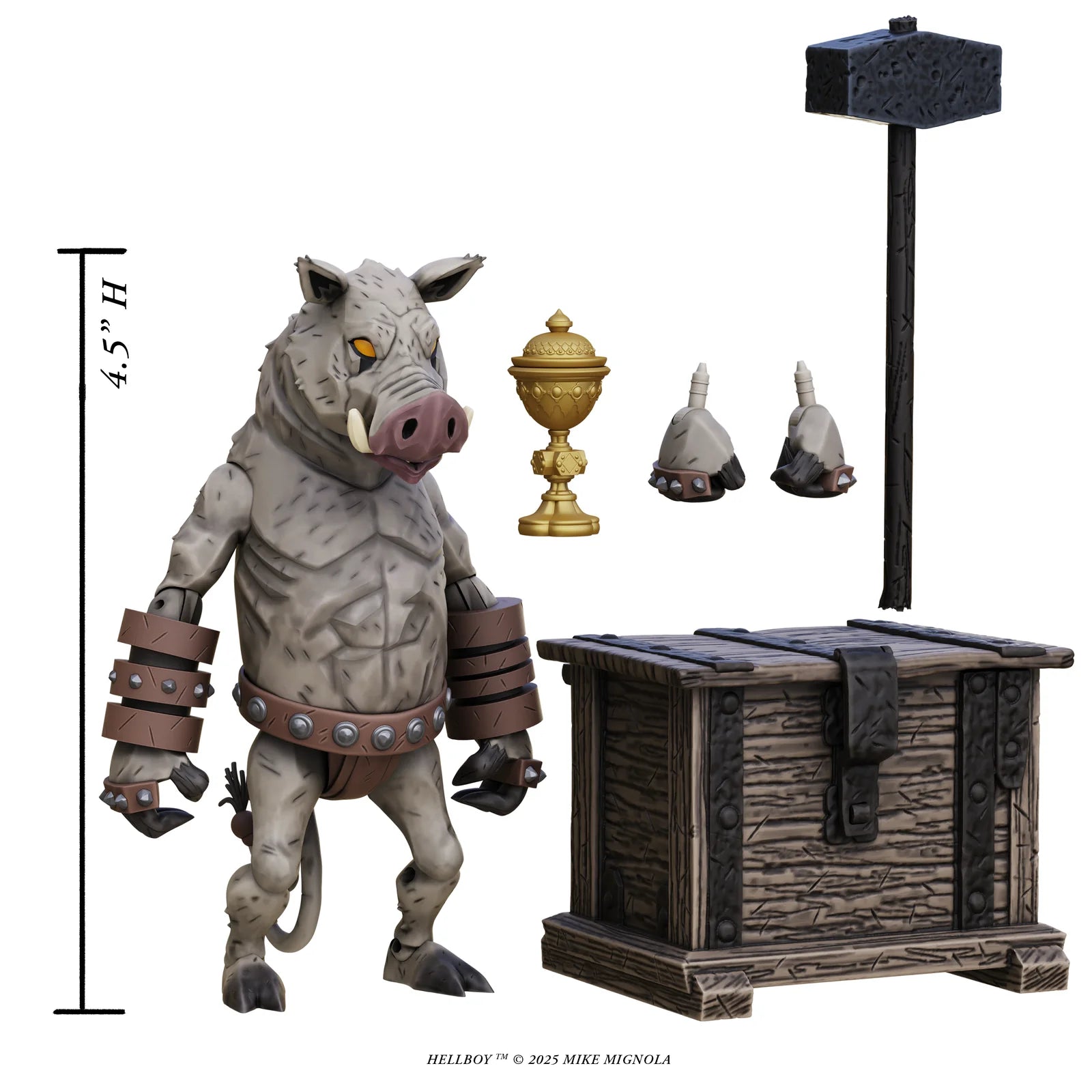 Gruagach 1:12 Scale Action Figure Wave 1 (The Wild Hunt) by Boss Fight Studio with accessories by Go Figment