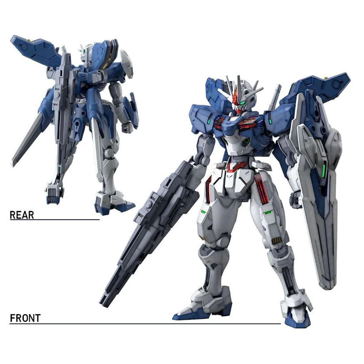 Gundam Aerial Rebuild Mobile Suit Gundam: The Witch from Mercury High Grade Model Kit by Bandai Hobby Gunpla 1:144 Scale 5-Inch