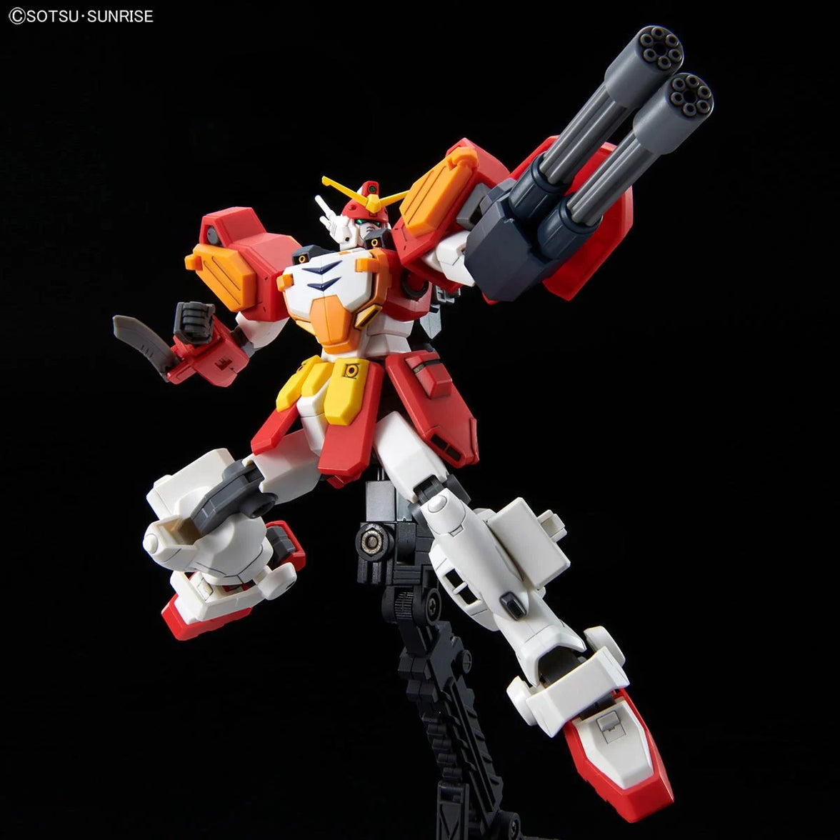 Gundam Heavyarms Custom Mobile Suit Gundam Wing High Grade Model Kit by Bandai Hobby Gunpla 1:144 Scale 5-Inch