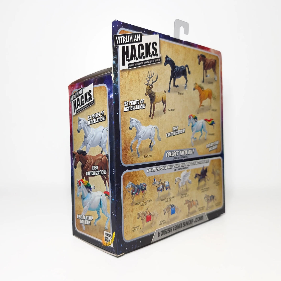 Mighty Steeds Goldie the Horse 1:18 Scale Vitruvian HACKS Compatible NIB by Boss Fight Studio Llc in collectible packaging