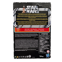 Han Solo Star Wars Retro Collection Action Figure in case ANH Kenner rear packaging