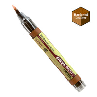 Hardened Leather Army Painter Speedpaint Marker - One-Coat Miniature Paint SM1005P by Army Painter with fine brush tip
