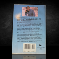 Back cover of vintage 1982 Hardy Boys book 76 Game Plan for Disaster published by Simon & Schuster paperback