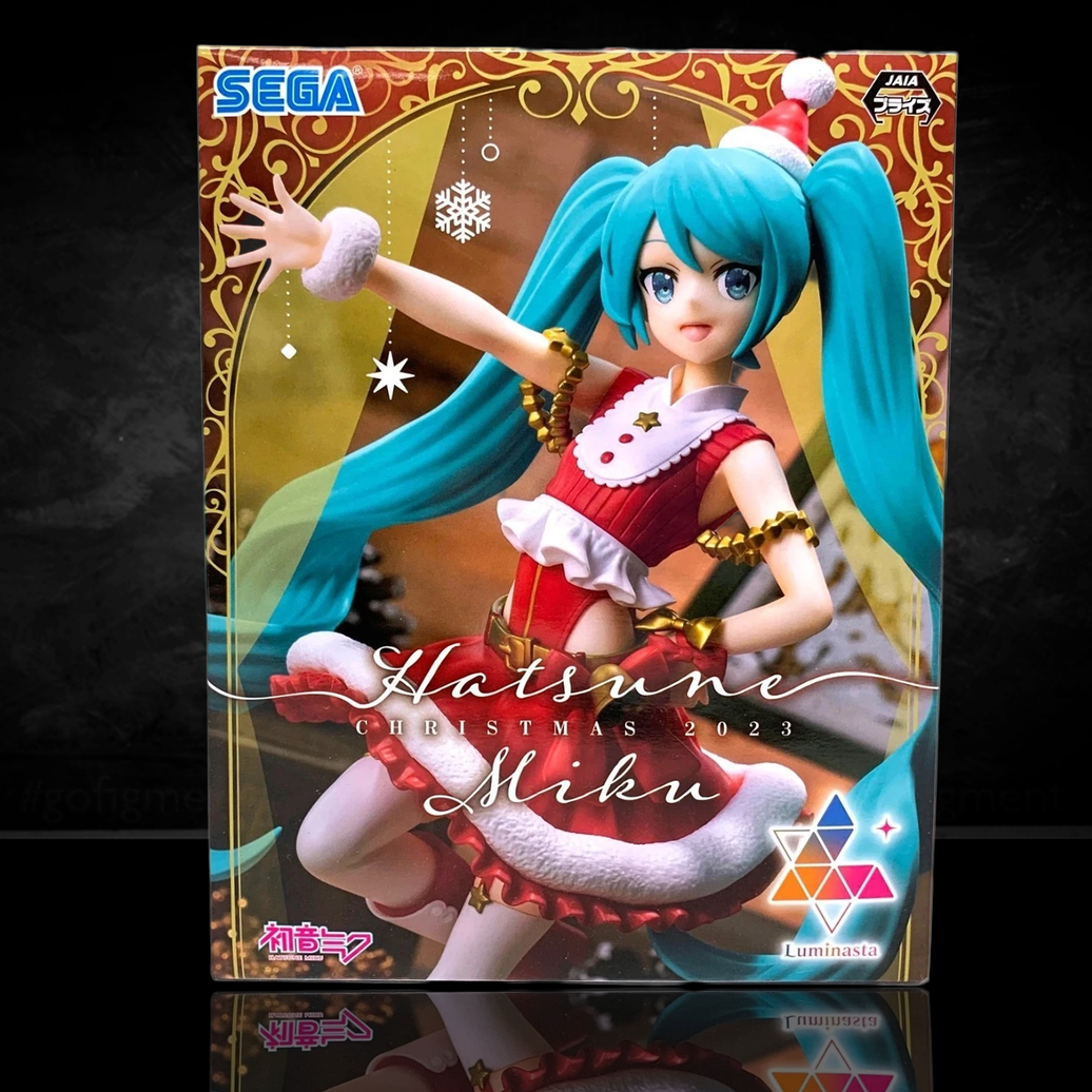Sega - Luminasta Hatsune Miku Series - Hatsune Miku Christmas Statue Premium Figure - Authentic by Banpresto festive collectible figure
