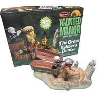 Haunted Manor Limited Edition Model Kit - The Grave Robber's Demise Glows by Round 2 with glow-in-the-dark features.