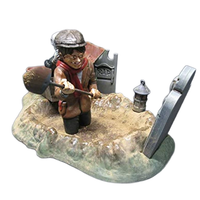 Haunted Manor Limited Edition Model Kit - The Grave Robber's Demise Glows by Round 2 collectible figure scene