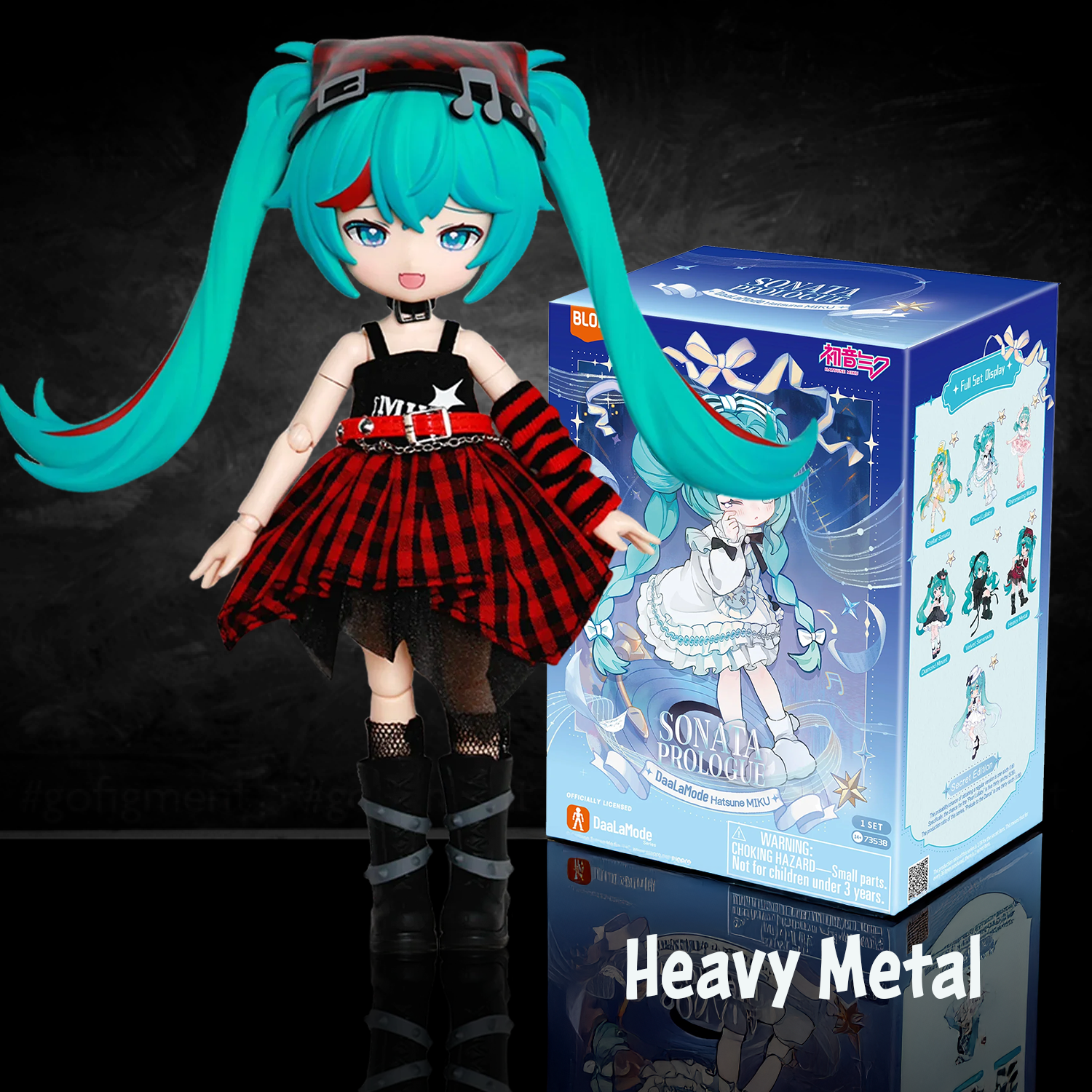 Hatsune Miku DaaLaMode Series U-PICK Sonata Prologue Blokees Model Kit new in box collectible figure by Blokees