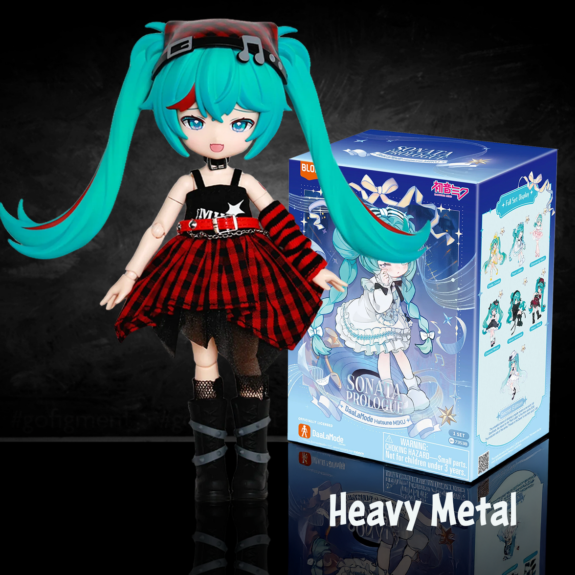 Hatsune Miku DaaLaMode Series U-PICK Sonata Prologue Blokees Model Kit new in box collectible figure by Blokees