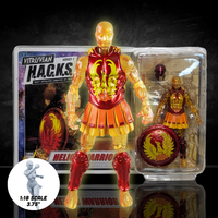 Helios Warrior Vitruvian H.A.C.K.S. Action Figure: Glowing Spartan Champion of the Sun 1:18 Scale by Boss Fight Studio Llc new in box