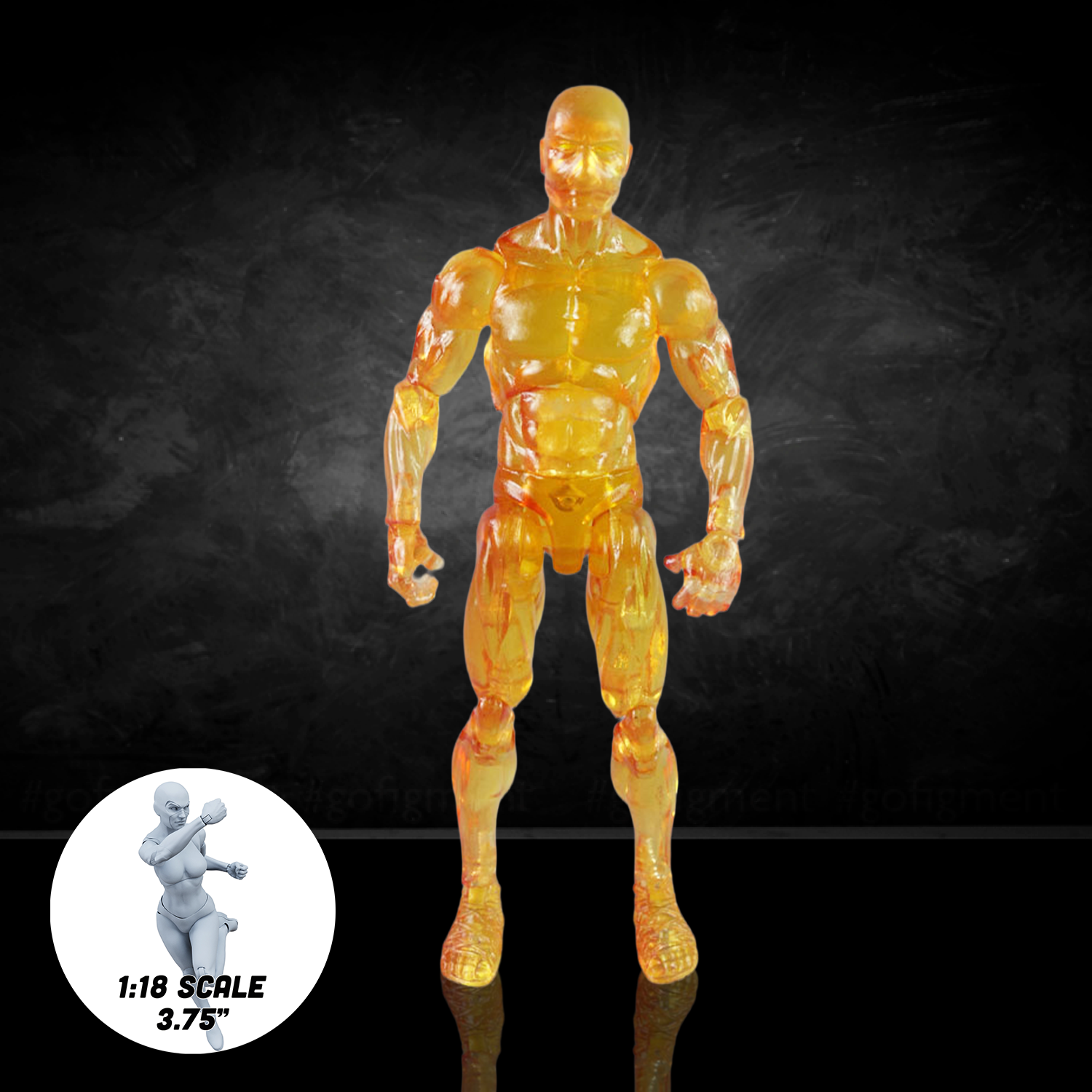 Helios Warrior Vitruvian H.A.C.K.S. Action Figure: Glowing Spartan Champion of the Sun 1:18 Scale by Boss Fight Studio Llc new in box