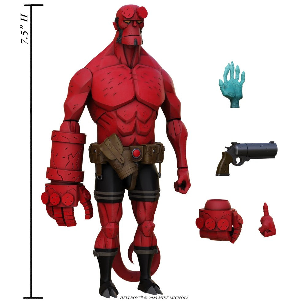 Hellboy 1:12 Scale Action Figure Wave 1 (Box Full of Evil) by Boss Fight Studio with accessories by Go Figment