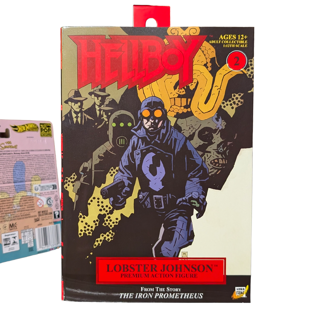 Lobster Johnson 1:12 Scale Action Figure Wave 1 (The Iron Prometheus) by Boss Fight Studio packaging