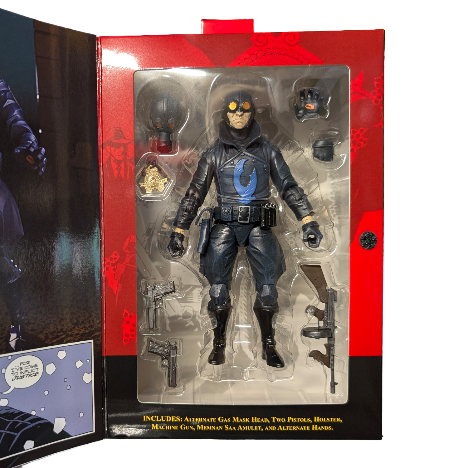 Lobster Johnson 1:12 Scale Action Figure Wave 1 (The Iron Prometheus) by Boss Fight Studio in packaging
