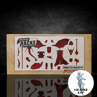 1:18 Scale Hellfire Red Demon Customizer Kit (Armor, Wings & Weapons Pack for 3.75" - 4" Figures) by Boss Fight Studio Llc