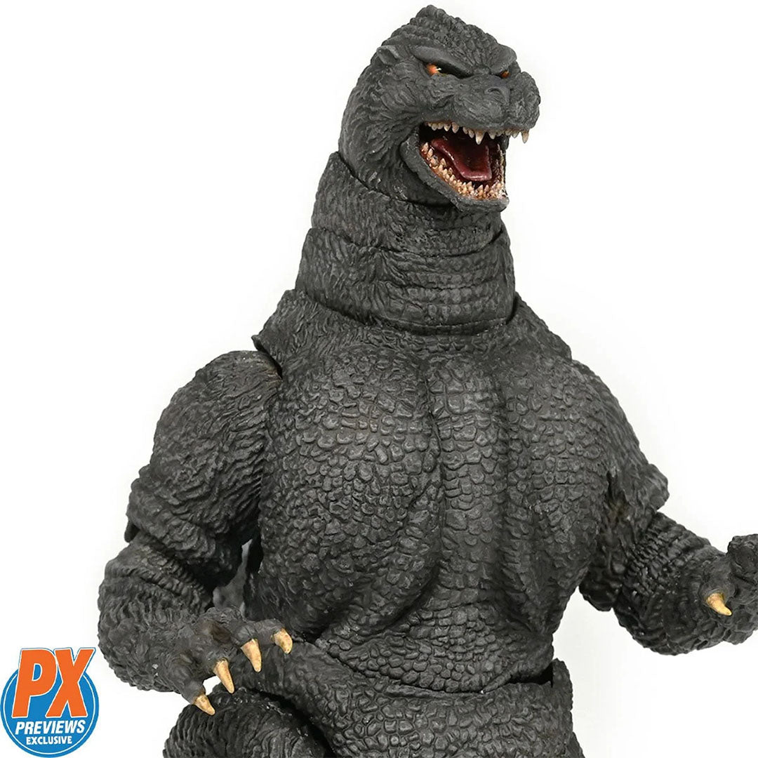 Hiya Toys Godzilla action figure from Godzilla vs King Ghidorah 1991 with detailed textured body and fierce expression