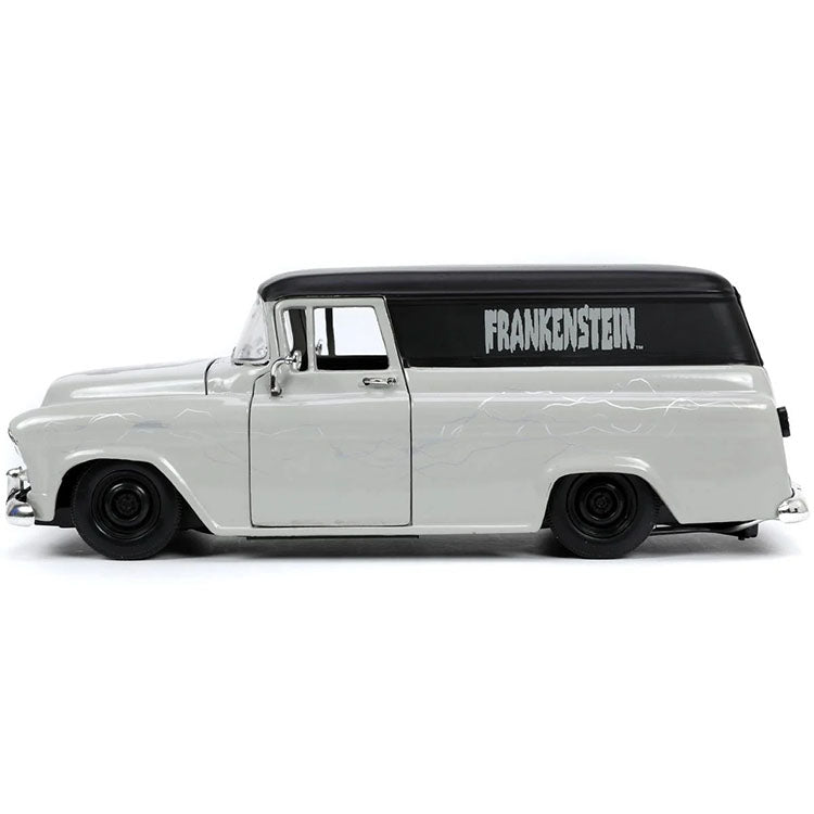 Go Figment Hollywood Rides Universal Frankenstein 1957 Chevy Suburban die-cast vehicle side view