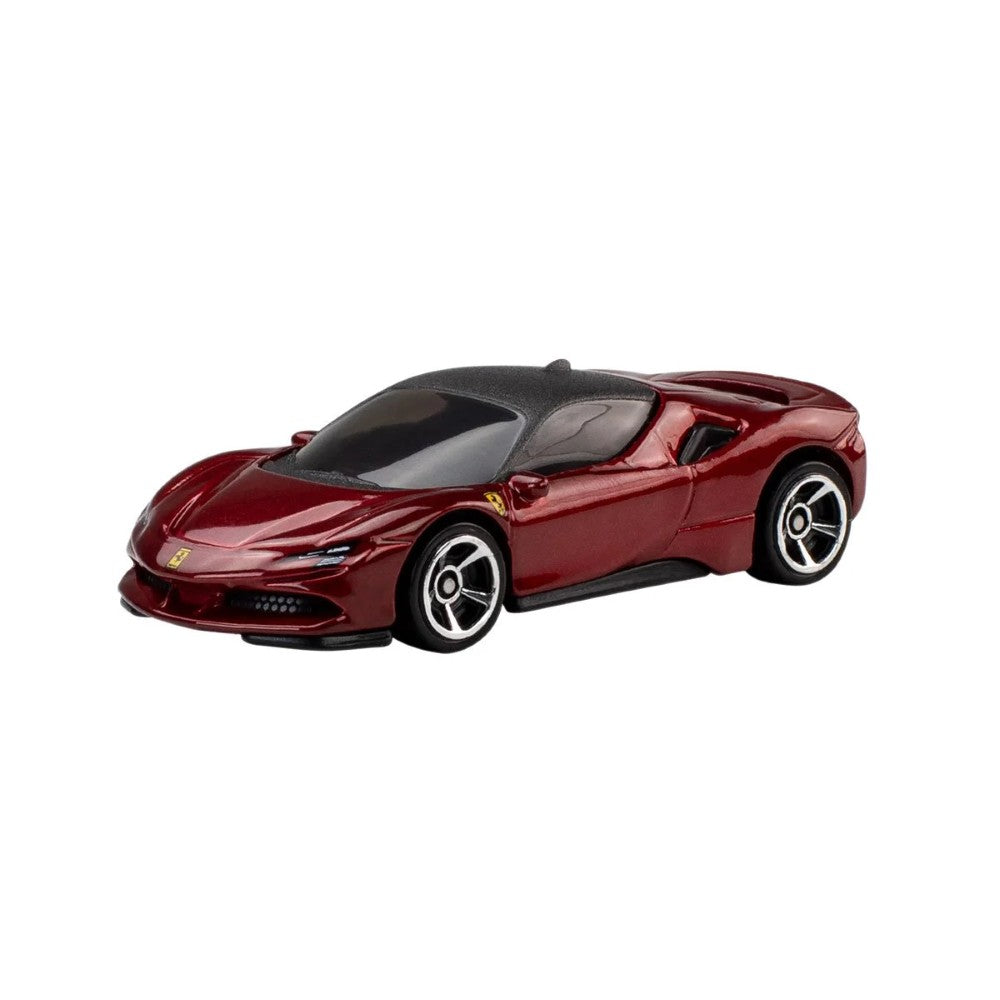 Ferrari Hot Wheels 5-Pack Die-Cast Toy Cars Set Mattel featuring red 1:64 scale collectible sports car model new