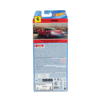 Ferrari Hot Wheels 5-Pack Die-Cast Toy Cars Set Mattel back packaging showing product details and branding new condition
