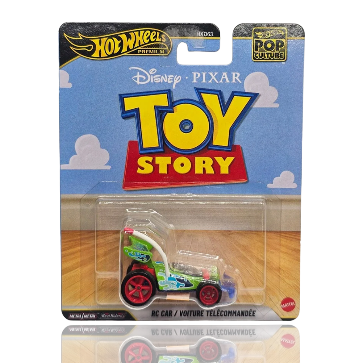 Toy Story RC Car 1:64 Scale Hot Wheels Premium Pop Culture Diecast Car by Mattel in original packaging