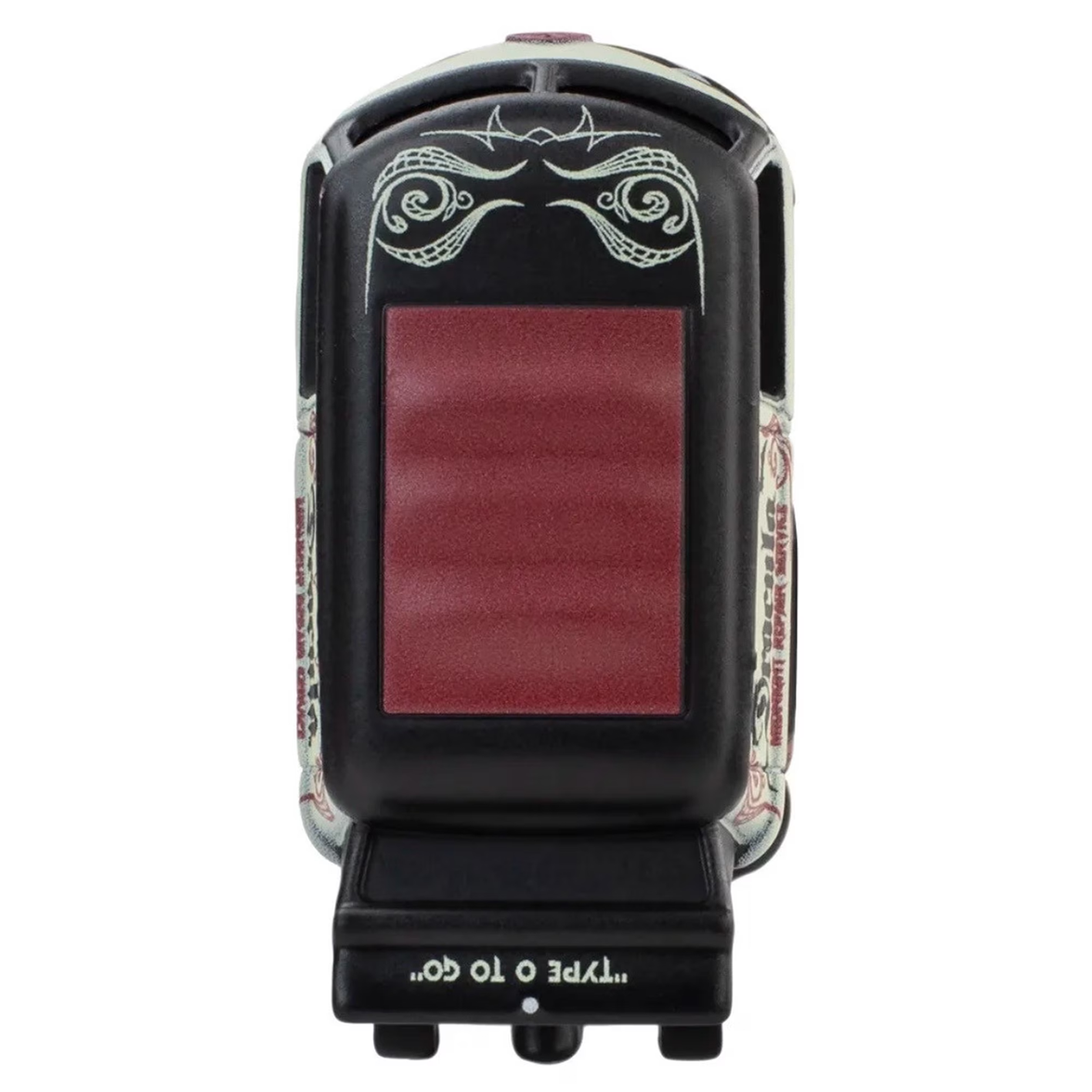 Dracula Kool Kombi 1:64 Scale Hot Wheels Premium Pop Culture Diecast Car by Mattel with black and maroon detailing top view
