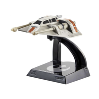 Snowspeeder Star Wars Hot Wheels Starships Select 1:50 Scale Die-Cast Vehicle - 2026 by Mattel on display stand