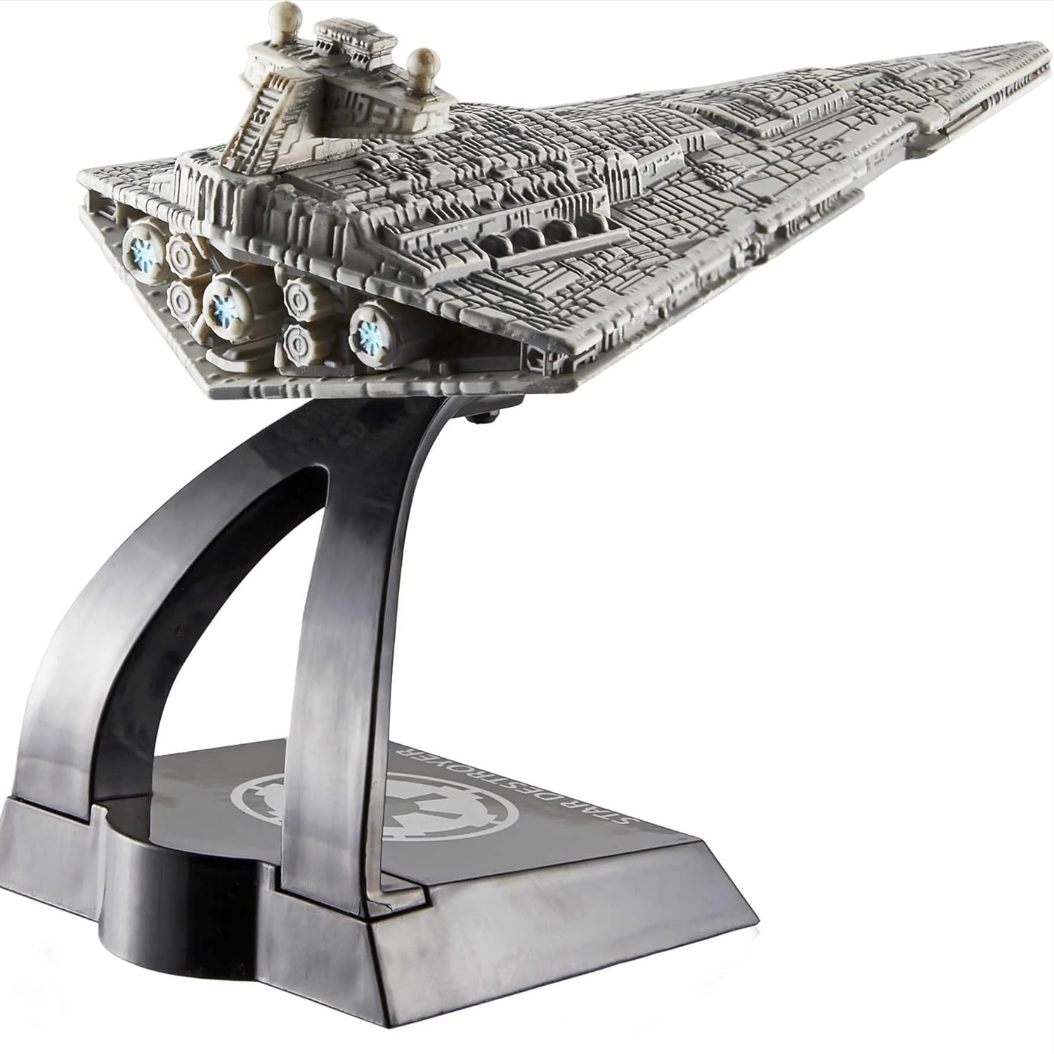 Star Destroyer Star Wars Hot Wheels Starships Select 1:50 Scale Die-Cast Vehicle - 2026 by Mattel on display stand